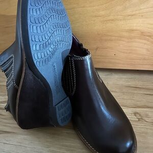 Hush Puppies Dark Brown Heeled Boots